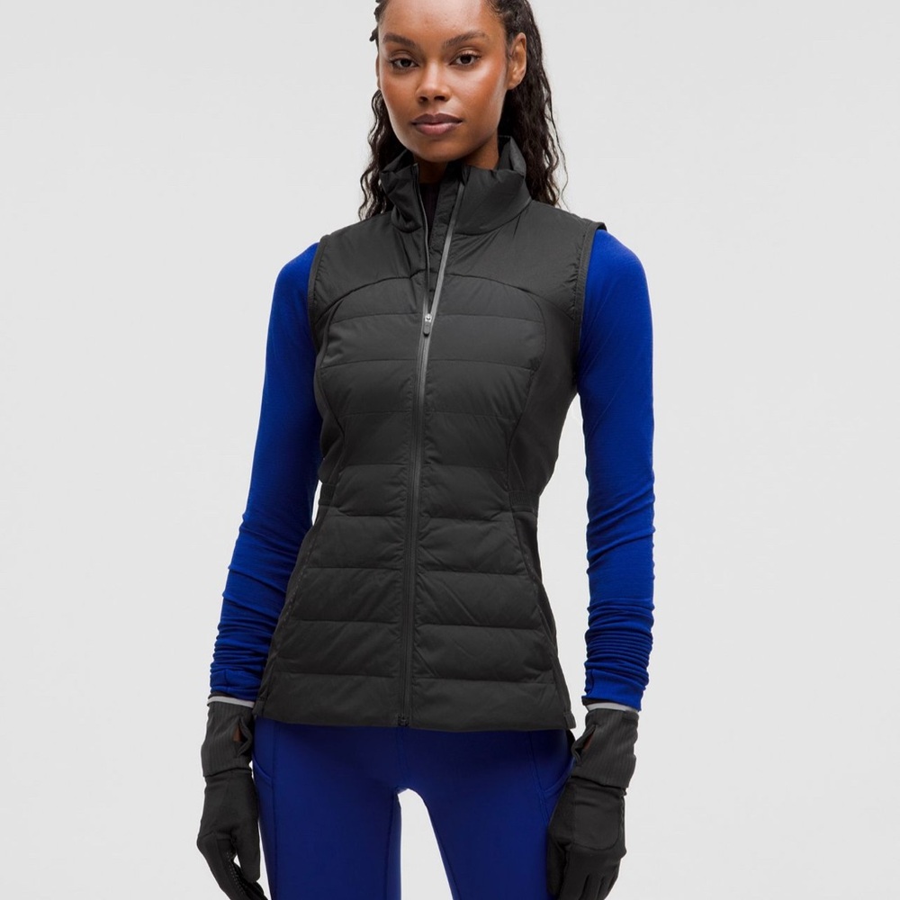 Women's Black Puffer Vest